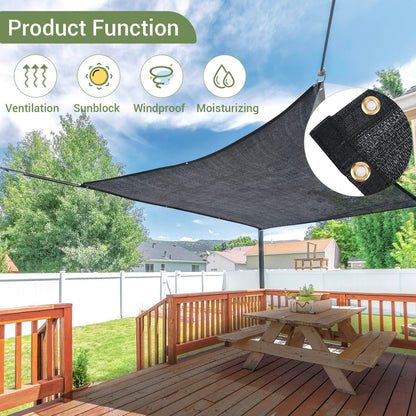 40% Garden Shade Cloth, 10x20FT HDPE Mesh Tarp with Upgraded Grommets