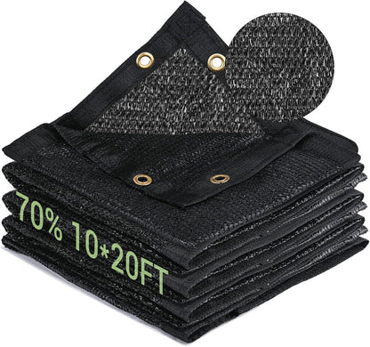 40% Garden Shade Cloth, 10x20FT HDPE Mesh Tarp with Upgraded Grommets
