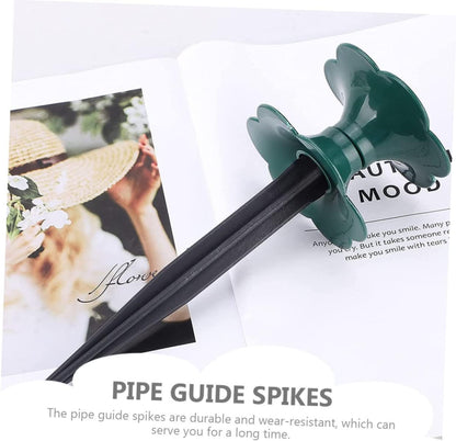 Garden Hose Guide Spike Heavy Duty Lawn Hose Holder Ground Support for Irrigation Sturdy and Rustproof