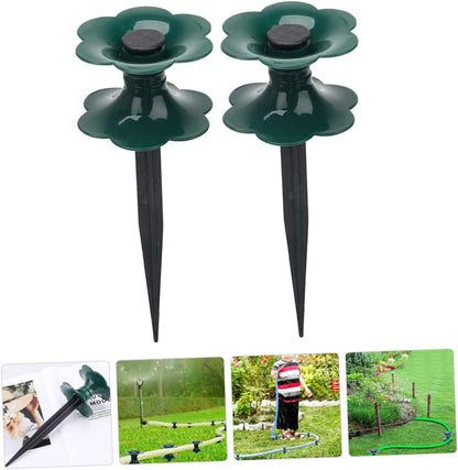 Garden Hose Guide Spike Heavy Duty Lawn Hose Holder Ground Support for Irrigation Sturdy and Rustproof
