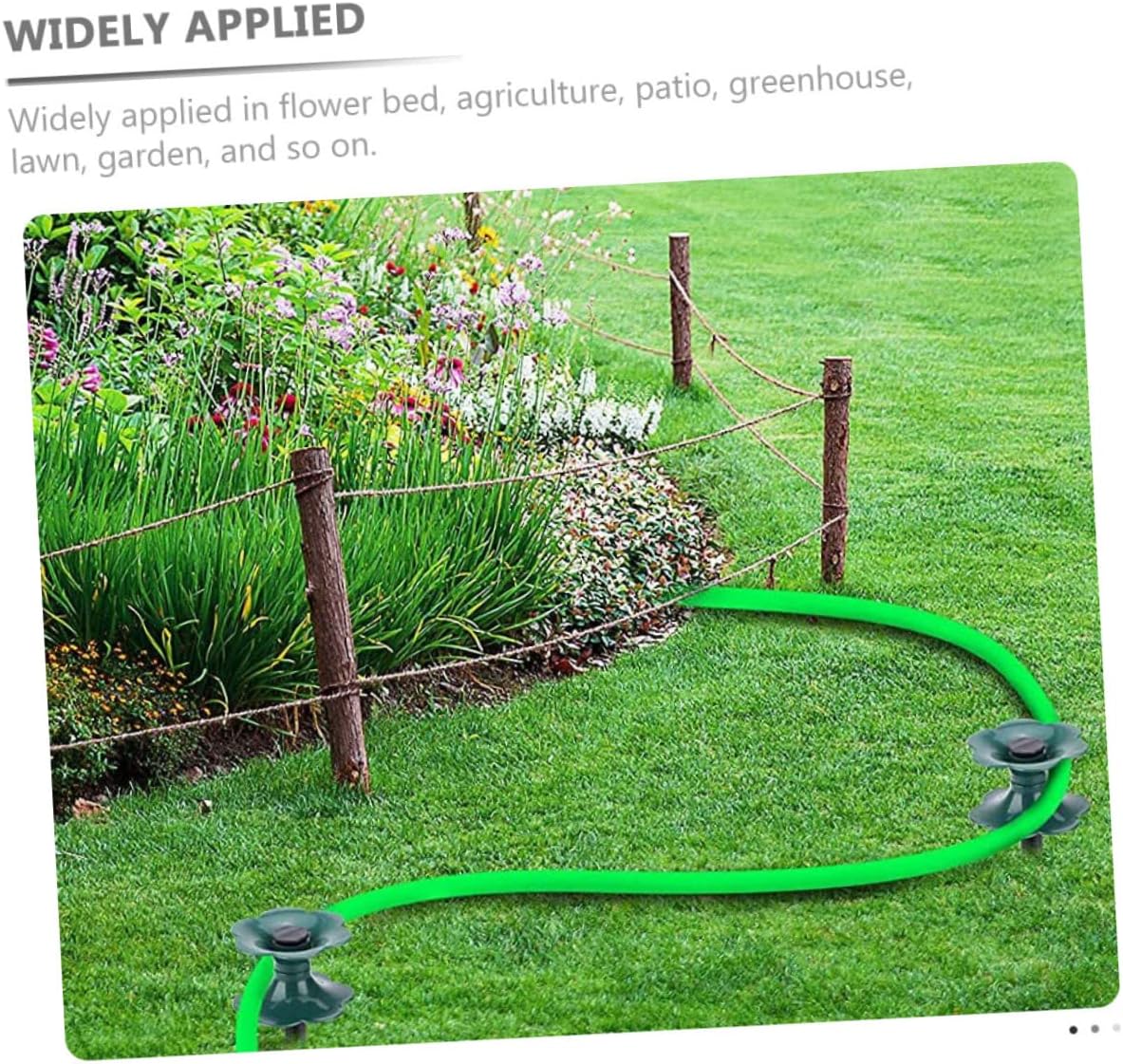 Garden Hose Guide Spike Heavy Duty Lawn Hose Holder Ground Support for Irrigation Sturdy and Rustproof