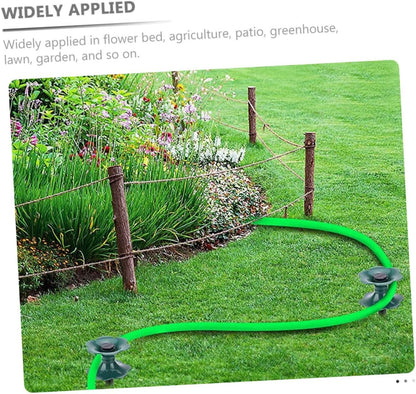 Garden Hose Guide Spike Heavy Duty Lawn Hose Holder Ground Support for Irrigation Sturdy and Rustproof