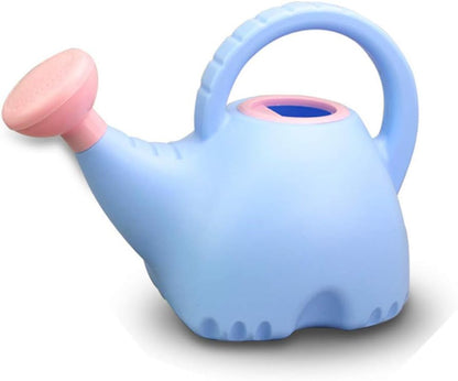 0.4 Gallon Plastic Watering Can Small Lightweight Cute Indoor Outdoor Garden Plants, Adult Elephant Watering Can STYLE1: Pink