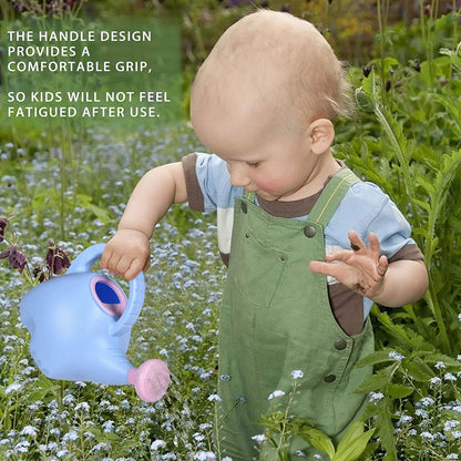 0.4 Gallon Plastic Watering Can Small Lightweight Cute Indoor Outdoor Garden Plants, Adult Elephant Watering Can STYLE1: Pink