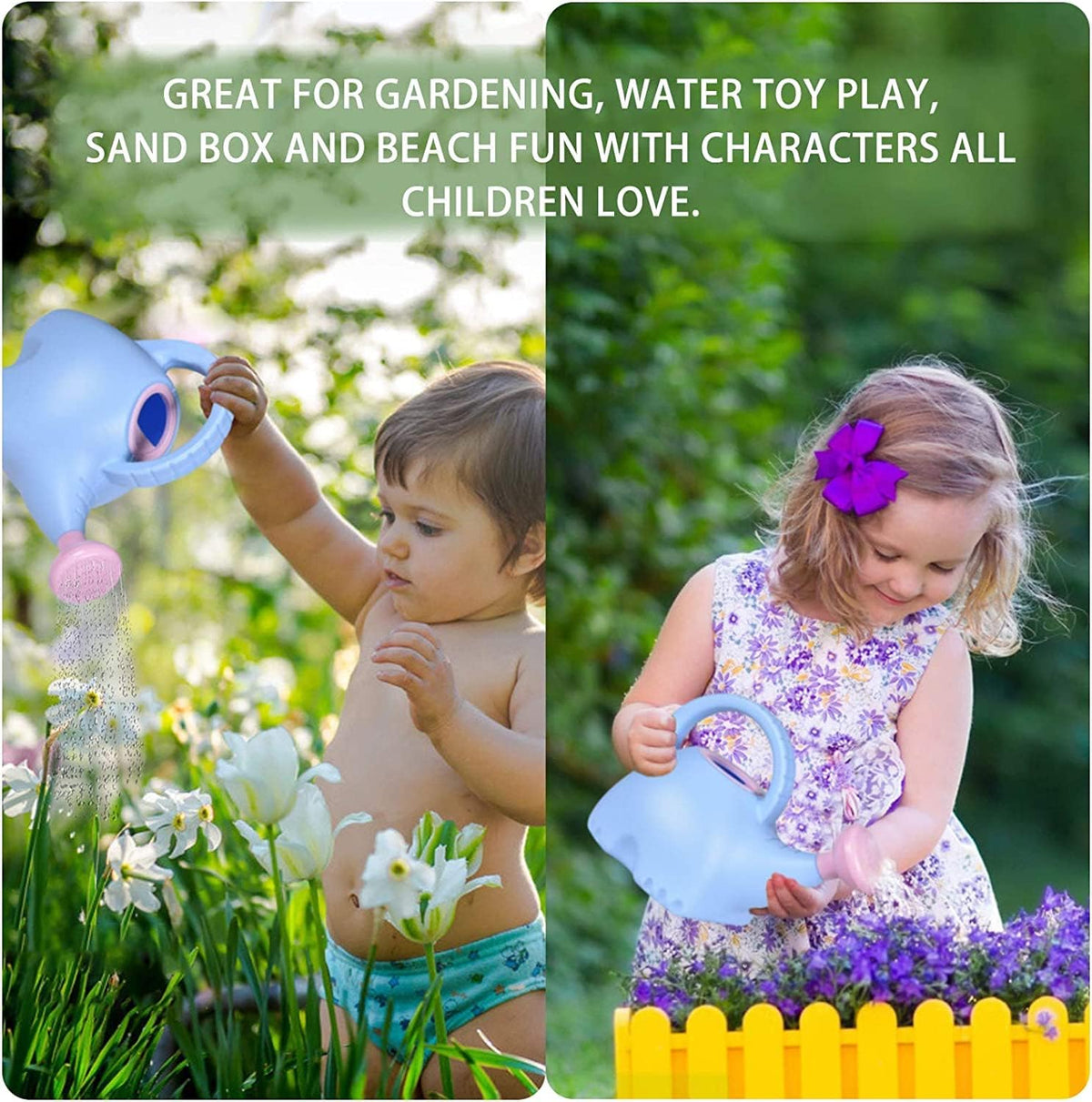 0.4 Gallon Plastic Watering Can Small Lightweight Cute Indoor Outdoor Garden Plants, Adult Elephant Watering Can STYLE1: Pink