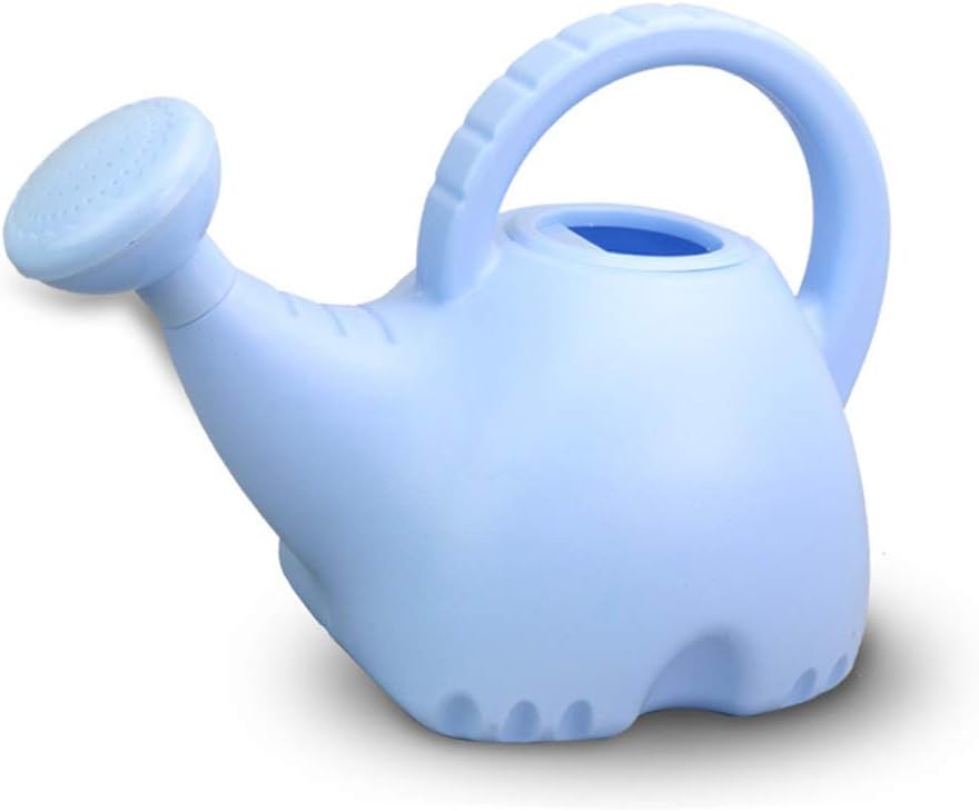 0.4 Gallon Plastic Watering Can Small Lightweight Cute Indoor Outdoor Garden Plants, Adult Elephant Watering Can STYLE1: Pink
