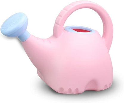 0.4 Gallon Plastic Watering Can Small Lightweight Cute Indoor Outdoor Garden Plants, Adult Elephant Watering Can STYLE1: Pink