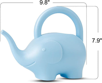 0.4 Gallon Plastic Watering Can Small Lightweight Cute Indoor Outdoor Garden Plants, Adult Elephant Watering Can STYLE1: Pink