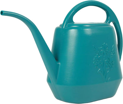 Watering Can Indoor Plants, 1 Gallon Large Capacity Thickened Plastic Long Spout Watering Can with Ergonomic Handle,Durable Small Watering Can for Indoor Plants Flower Garden Office (Green)