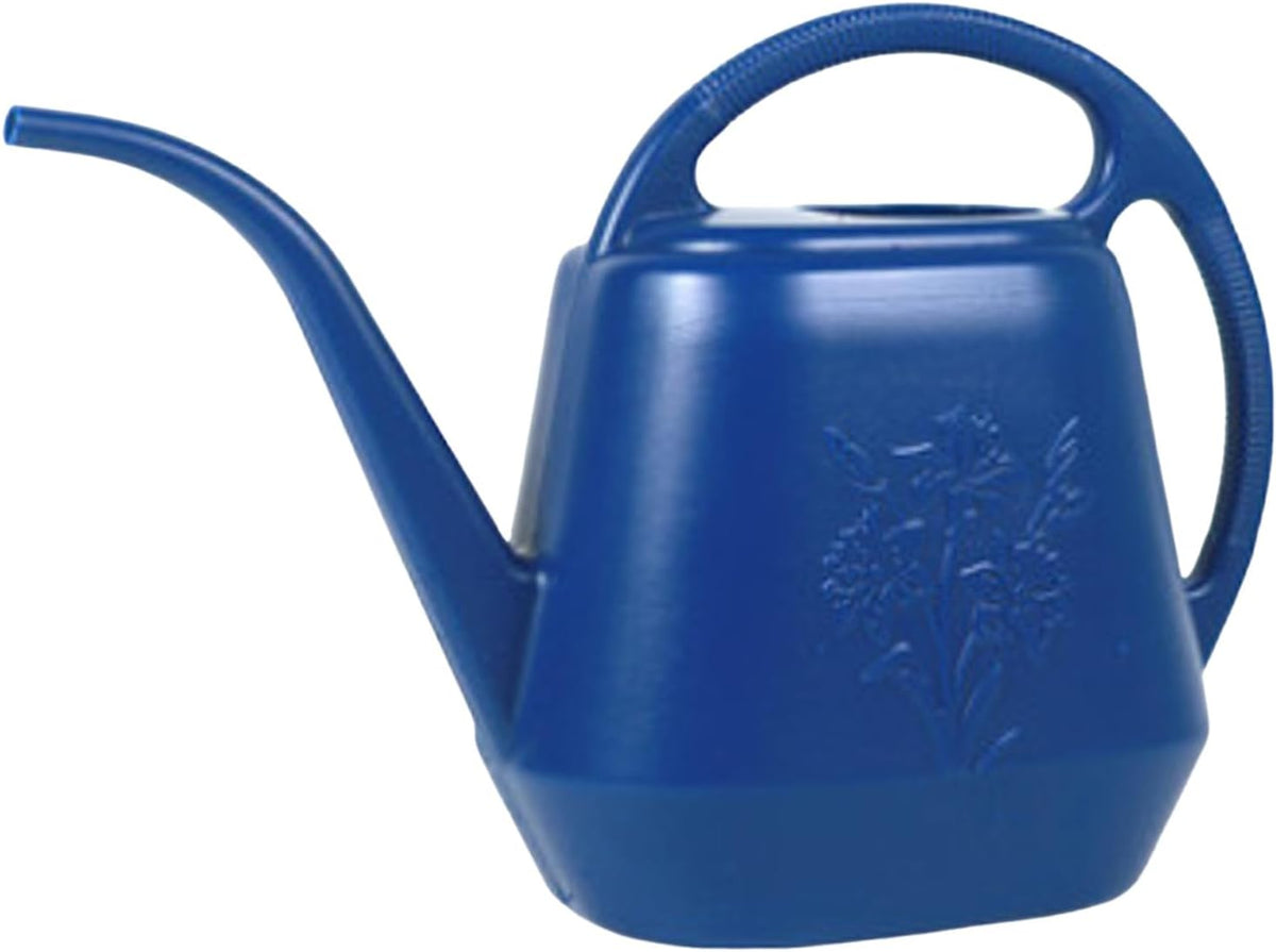 Watering Can Indoor Plants, 1 Gallon Large Capacity Thickened Plastic Long Spout Watering Can with Ergonomic Handle,Durable Small Watering Can for Indoor Plants Flower Garden Office (Green)