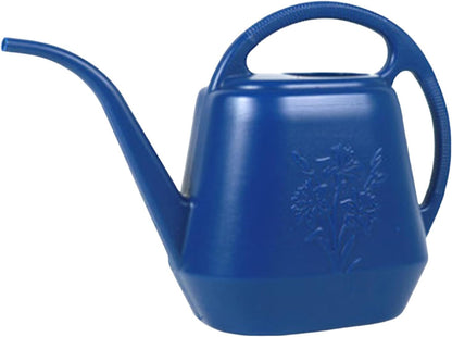 Watering Can Indoor Plants, 1 Gallon Large Capacity Thickened Plastic Long Spout Watering Can with Ergonomic Handle,Durable Small Watering Can for Indoor Plants Flower Garden Office (Green)
