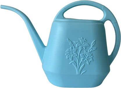 Watering Can Indoor Plants, 1 Gallon Large Capacity Thickened Plastic Long Spout Watering Can with Ergonomic Handle,Durable Small Watering Can for Indoor Plants Flower Garden Office (Green)