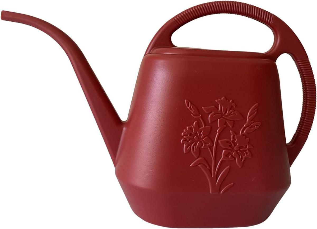 Watering Can Indoor Plants, 1 Gallon Large Capacity Thickened Plastic Long Spout Watering Can with Ergonomic Handle,Durable Small Watering Can for Indoor Plants Flower Garden Office (Green)