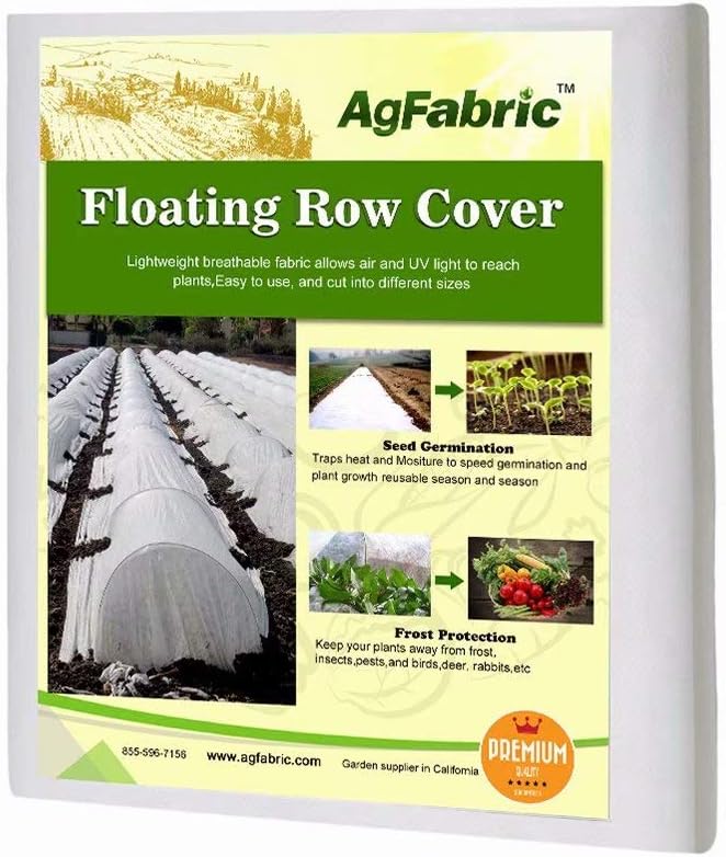 Plant Covers Freeze Protection Row Covers 1.5oz 7'x50' Frost Cover for Freeze Protection,Frost Blanket for Plants,White - Colors A