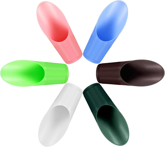 6 Pcs Plastic Soil Scoop for Bonsai Indoor Plants, Color 3