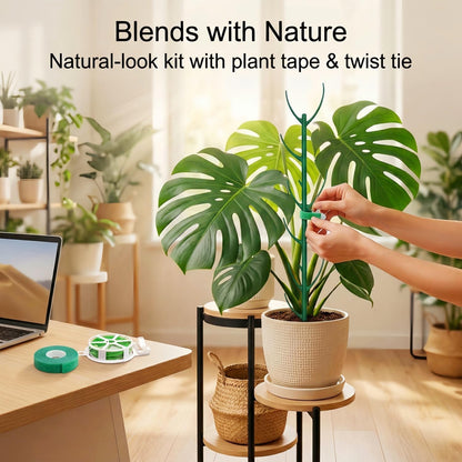 10-Pack Monstera Plant Support Stakes - Stackable Sticks