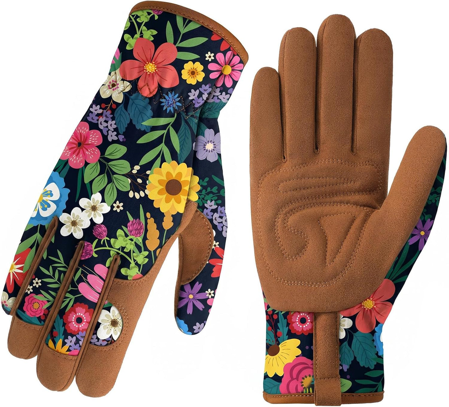 Gardening Gloves for Women, Breathable Leather Garden Gloves,Gardening Gift