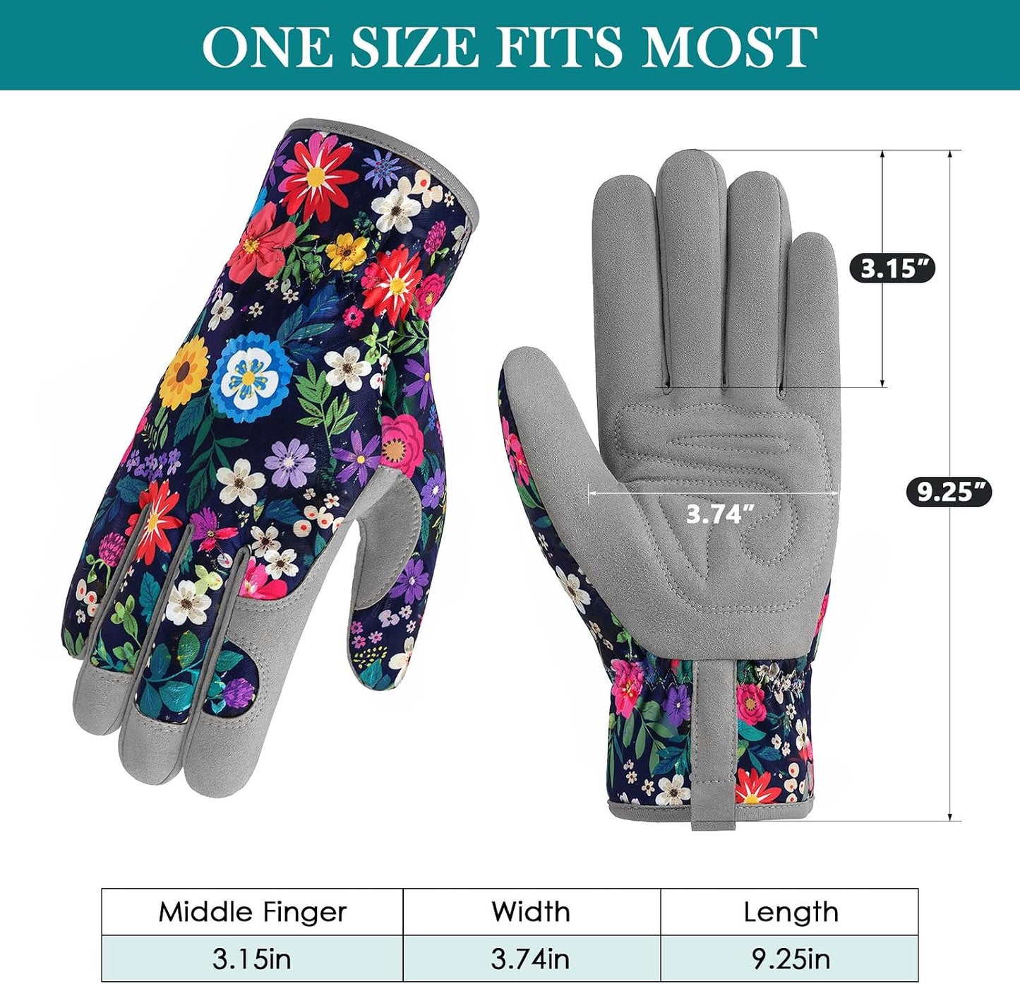 Gardening Gloves for Women, Breathable Leather Garden Gloves,Gardening Gift