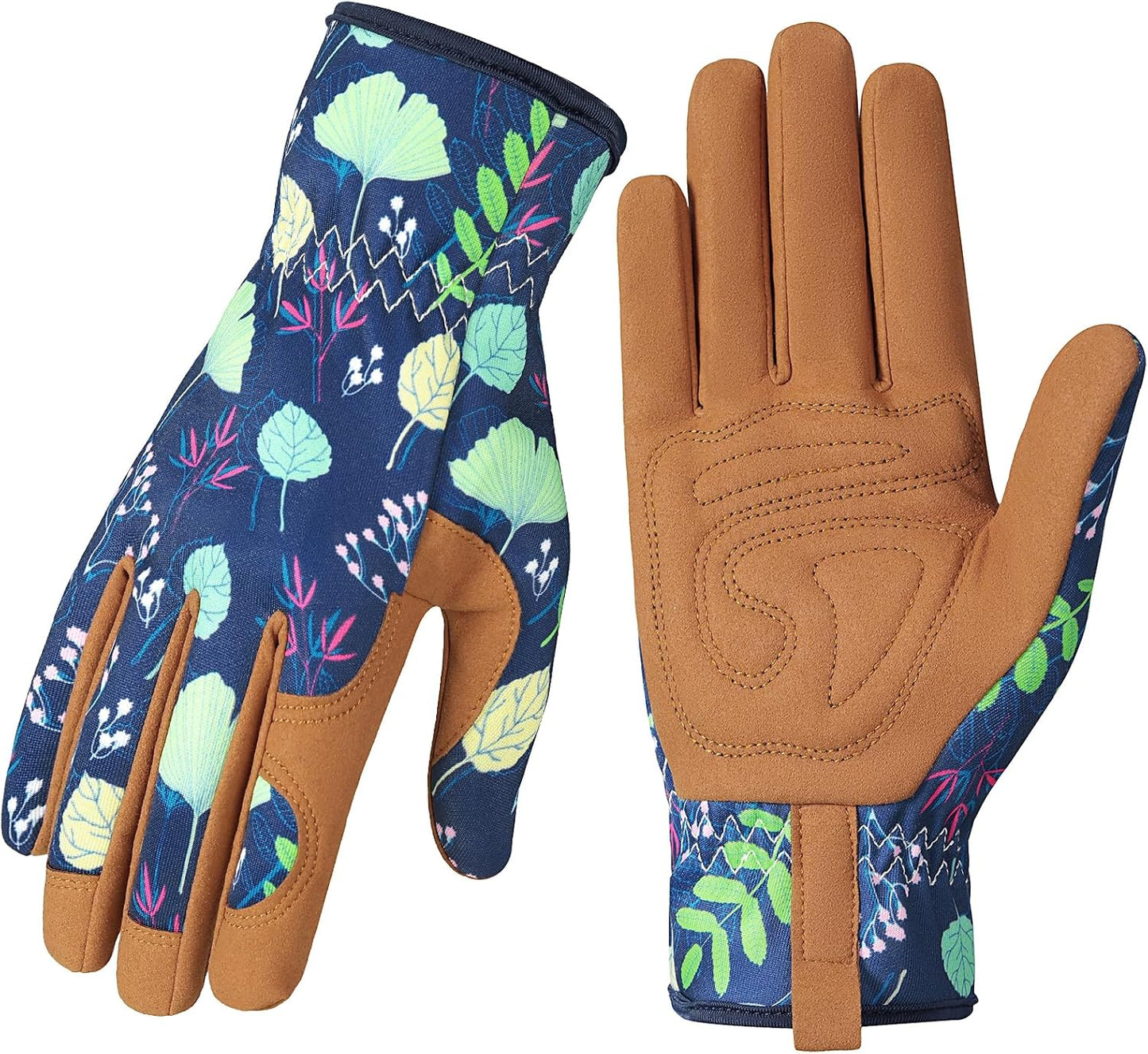 Gardening Gloves for Women, Breathable Leather Garden Gloves,Gardening Gift