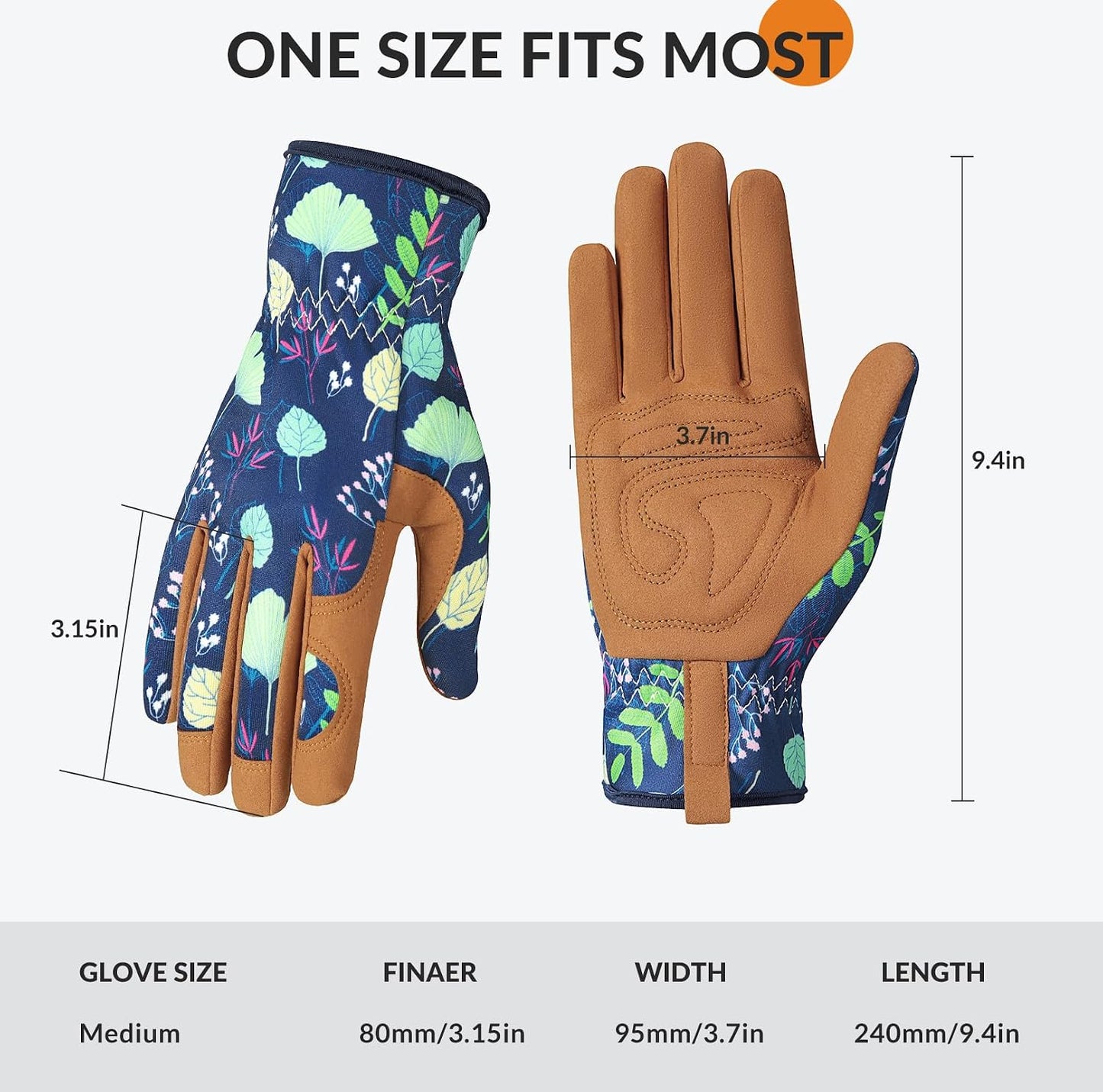 Gardening Gloves for Women, Breathable Leather Garden Gloves,Gardening Gift
