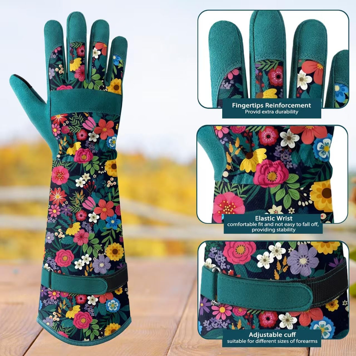 Gardening Gloves for Women, Breathable Leather Garden Gloves,Gardening Gift