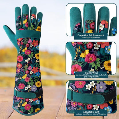 Gardening Gloves for Women, Breathable Leather Garden Gloves,Gardening Gift