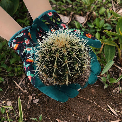Gardening Gloves for Women, Breathable Leather Garden Gloves,Gardening Gift