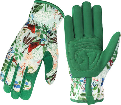 Gardening Gloves for Women, Breathable Leather Garden Gloves,Gardening Gift