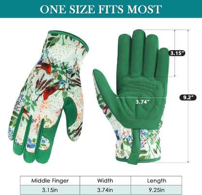Gardening Gloves for Women, Breathable Leather Garden Gloves,Gardening Gift