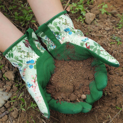 Gardening Gloves for Women, Breathable Leather Garden Gloves,Gardening Gift