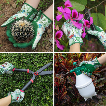 Gardening Gloves for Women, Breathable Leather Garden Gloves,Gardening Gift