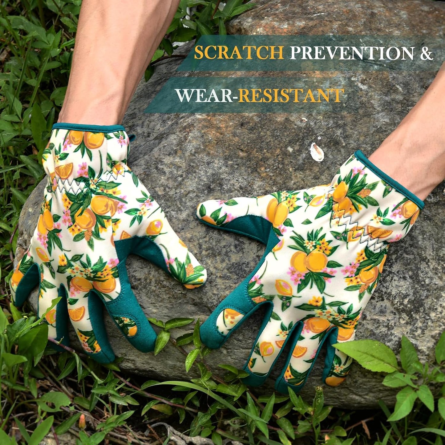 Gardening Gloves for Women, Breathable Leather Garden Gloves,Gardening Gift