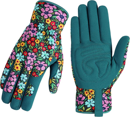 Gardening Gloves for Women, Breathable Leather Garden Gloves,Gardening Gift
