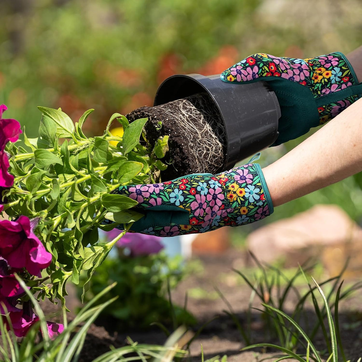 Gardening Gloves for Women, Breathable Leather Garden Gloves,Gardening Gift