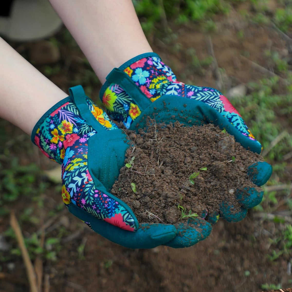 Gardening Gloves for Women, Breathable Leather Garden Gloves,Gardening Gift