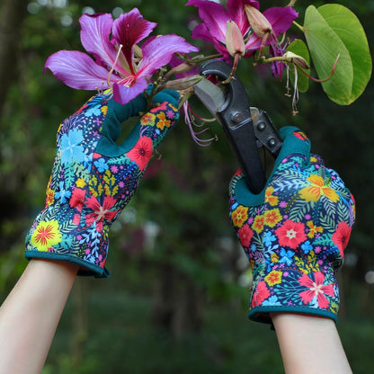 Gardening Gloves for Women, Breathable Leather Garden Gloves,Gardening Gift
