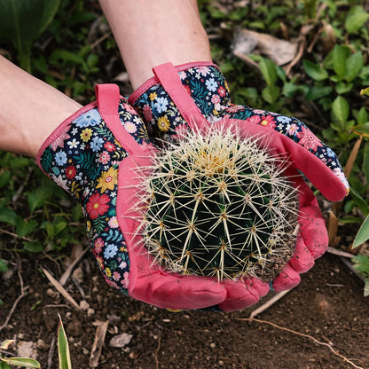 Gardening Gloves for Women, Breathable Leather Garden Gloves,Gardening Gift