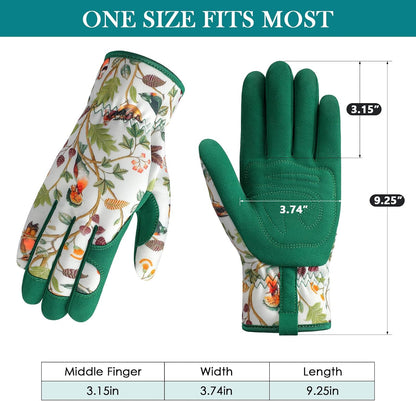 Gardening Gloves for Women, Breathable Leather Garden Gloves,Gardening Gift