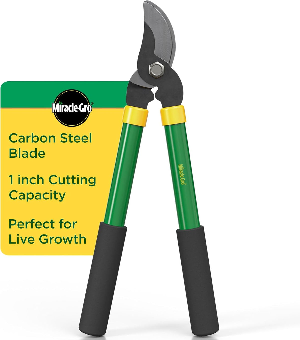 24 in. Bypass Lopper for Tree Branch Trimming and Pruning – Heavy-Duty Branch Cutter with Ultra-Sharp Carbon Steel Blade, 1.5 in. Cutting Capacity and Comfort Grip Handles
