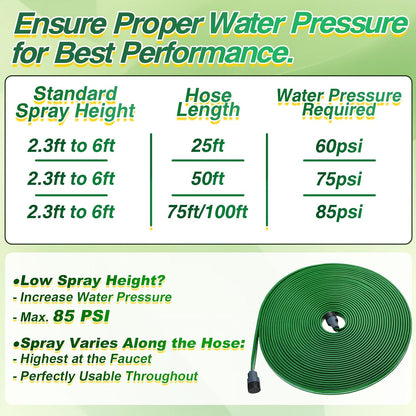 50ft Sprinkler Soaker Hose