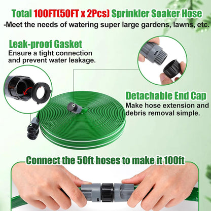 50ft Sprinkler Soaker Hose