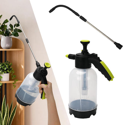2L Handheld Pump Sprayer with 24.4 Inch Telescopic Wand for Plants