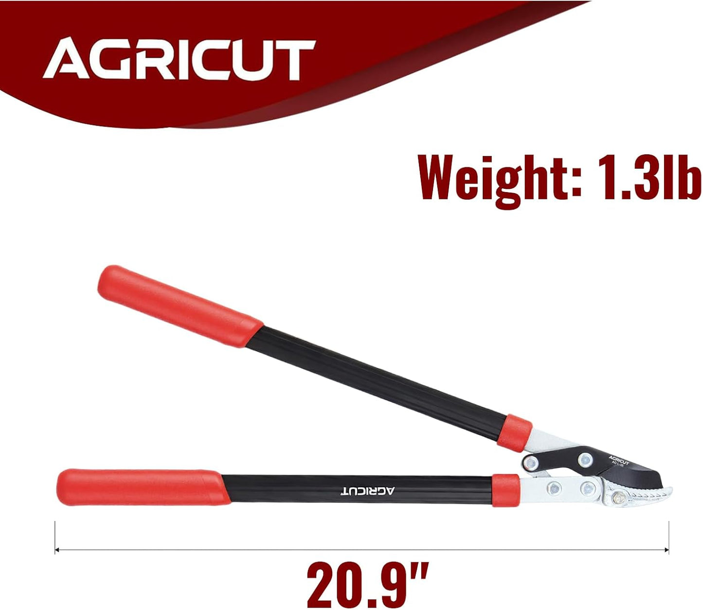 21" Garden Loppers Anvil - Loppers for Tree Trimming Heavy duty 1.5" Cut Capacity Branch Cutter with Sharp High Carbon Steel Blade for Cutting Branches