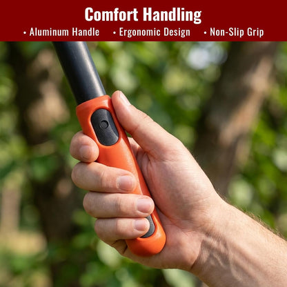 21" Garden Loppers Anvil - Loppers for Tree Trimming Heavy duty 1.5" Cut Capacity Branch Cutter with Sharp High Carbon Steel Blade for Cutting Branches