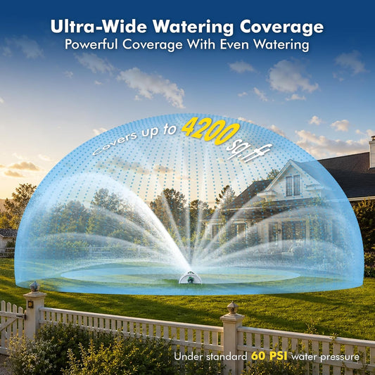 Oscillating Sprinklers,Large Yard Watering Sprinkler for Yard