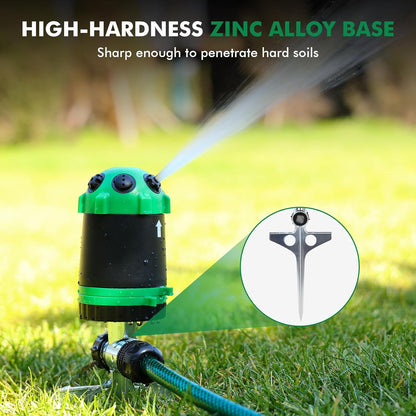 Oscillating Sprinklers,Large Yard Watering Sprinkler for Yard