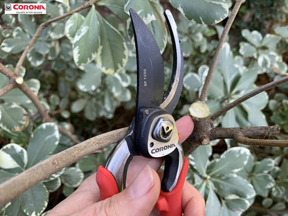 Corona BP 7200 Forged Pro Cut Bypass Hand Pruner, 1-Inch, Red