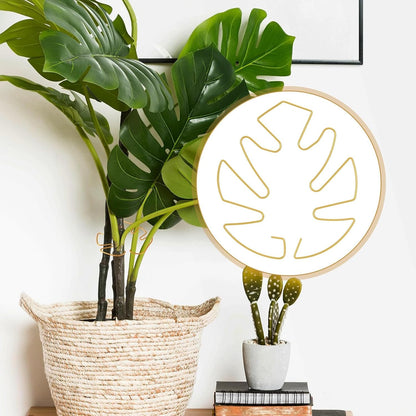 5PCS Iron Monstera Plant Support, Plant Stem Support, Turtle Shell Bamboo Clamp Set, Stable Plant Support Stakes for Indoor Plant, Ideal Present for Plant Lovers (5 Pcs-4.1INX4.1IN)
