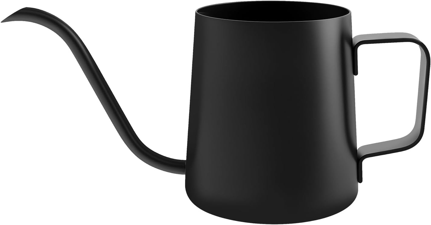 Small Stainless Steel Watering Can for Indoor Plants, 12oz/350ml Mini Plant Watering Pot with Long Spout & Ergonomic Handle for Houseplants, Succulents & Bonsai