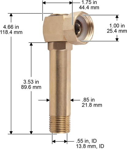 Hose Reel - Brass Swivel Replacement #4007
